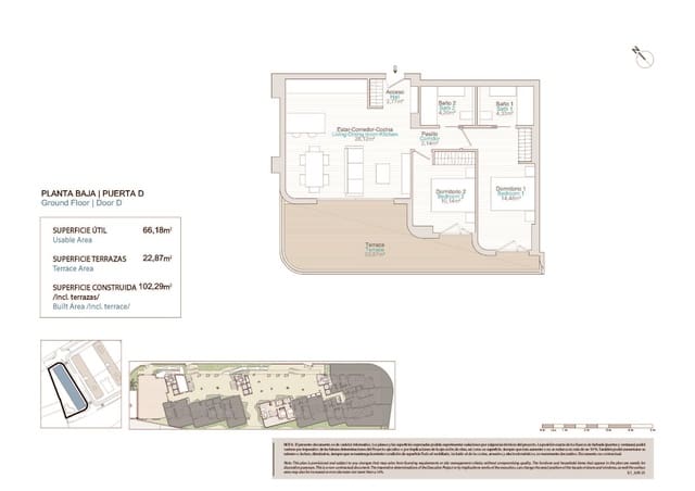2 camera da letto Appartamento in vendita in La Villajoyosa / Vila Joiosa con piscina - 338.000 € (Rif: 9188623)