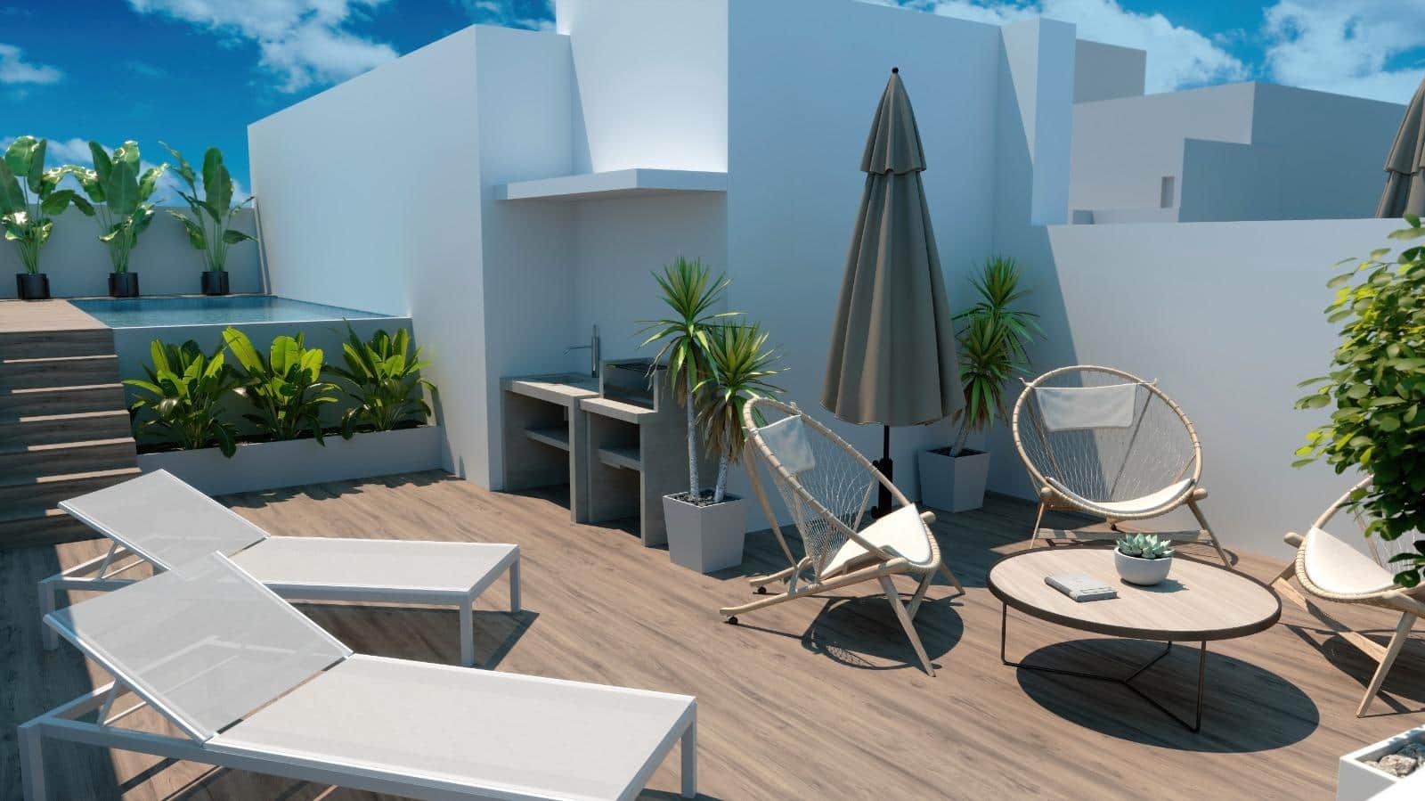 2 soveværelse Penthouse til salg i Torrevieja med swimmingpool - € 440.000 (Ref: 9449574)