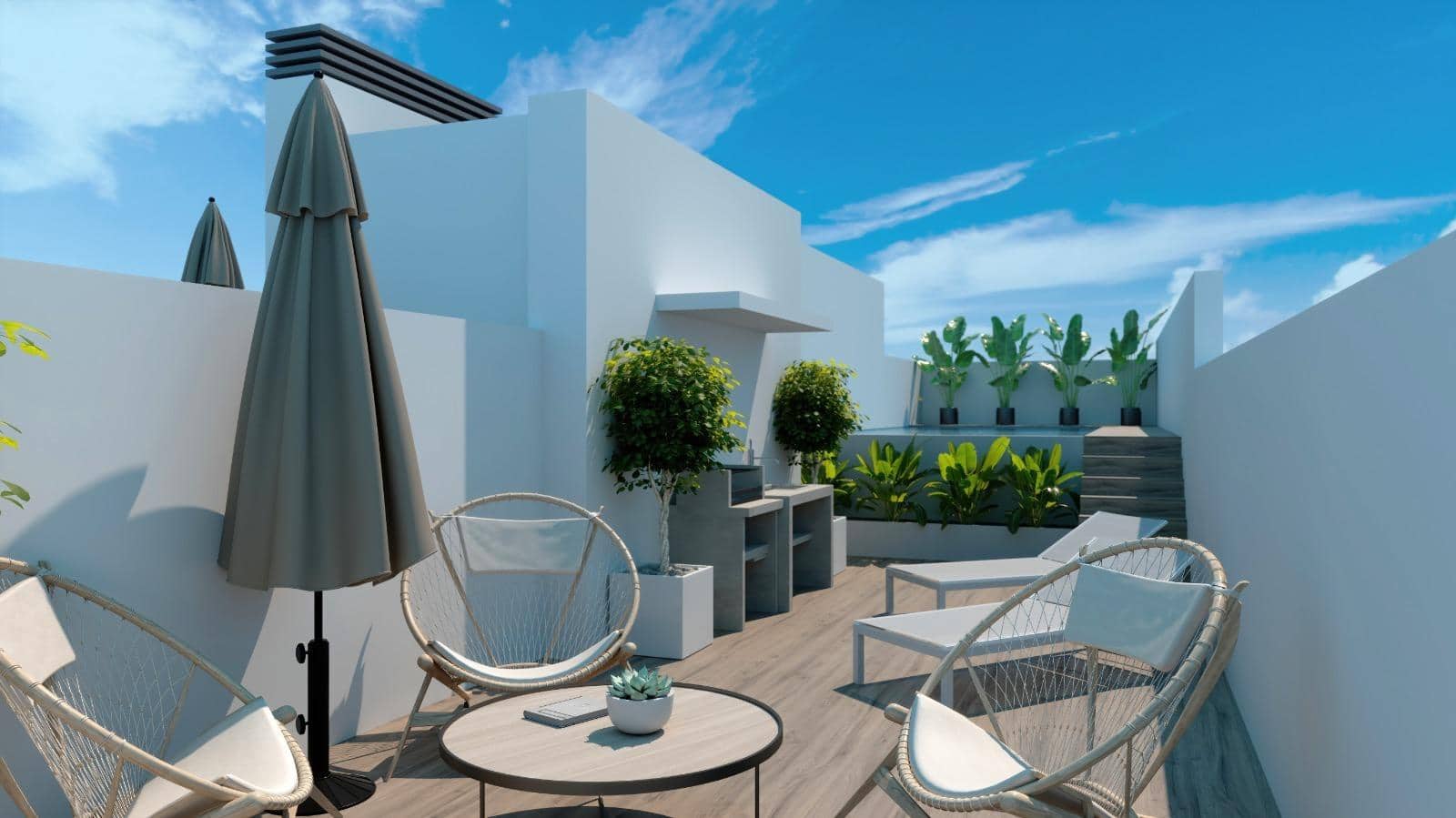 2 soveværelse Penthouse til salg i Torrevieja med swimmingpool - € 440.000 (Ref: 9449574)