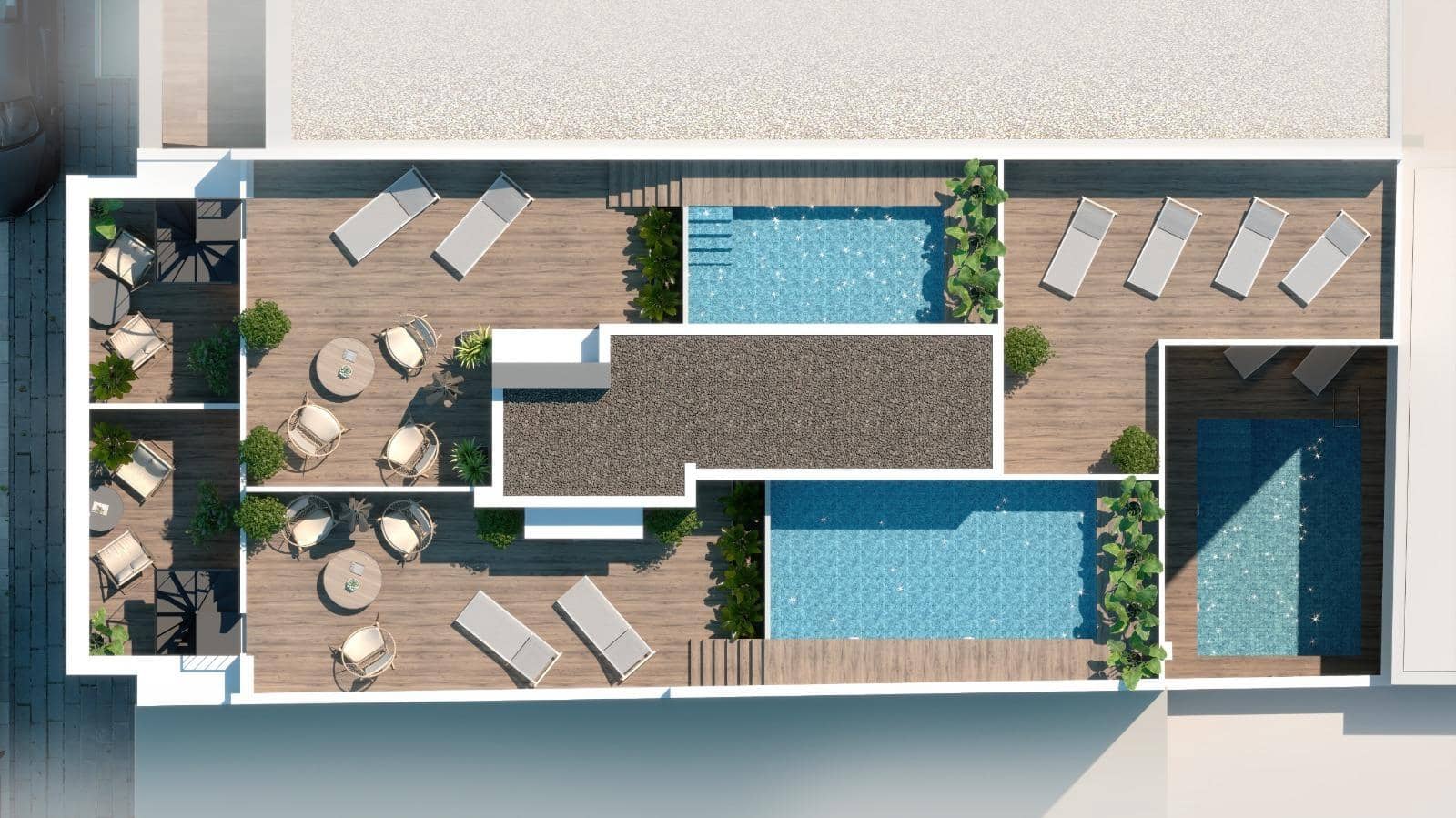 2 soveværelse Penthouse til salg i Torrevieja med swimmingpool - € 440.000 (Ref: 9449574)