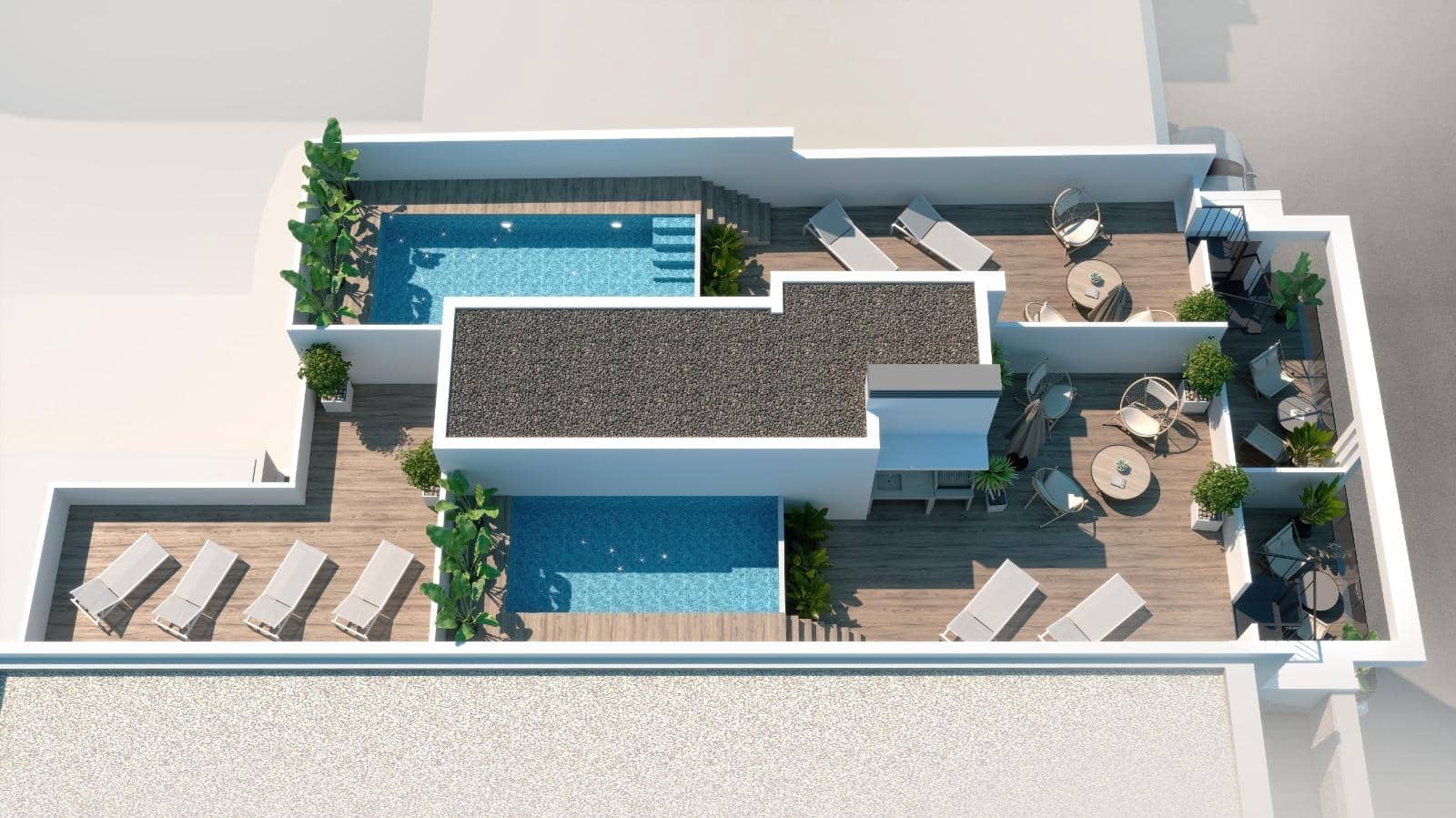 2 soveværelse Penthouse til salg i Torrevieja med swimmingpool - € 440.000 (Ref: 9449574)