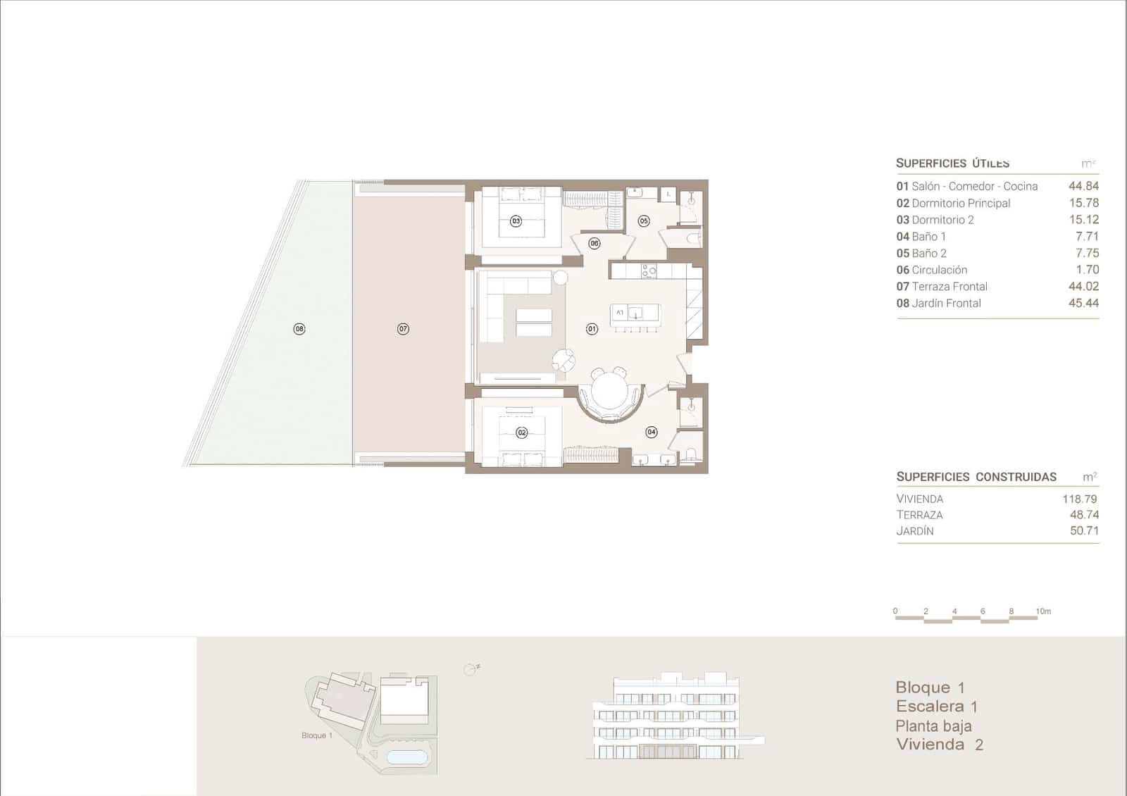 2 sovrum Lägenhet till salu i Las Colinas Golf - 440 000 € (Ref: 9474289)