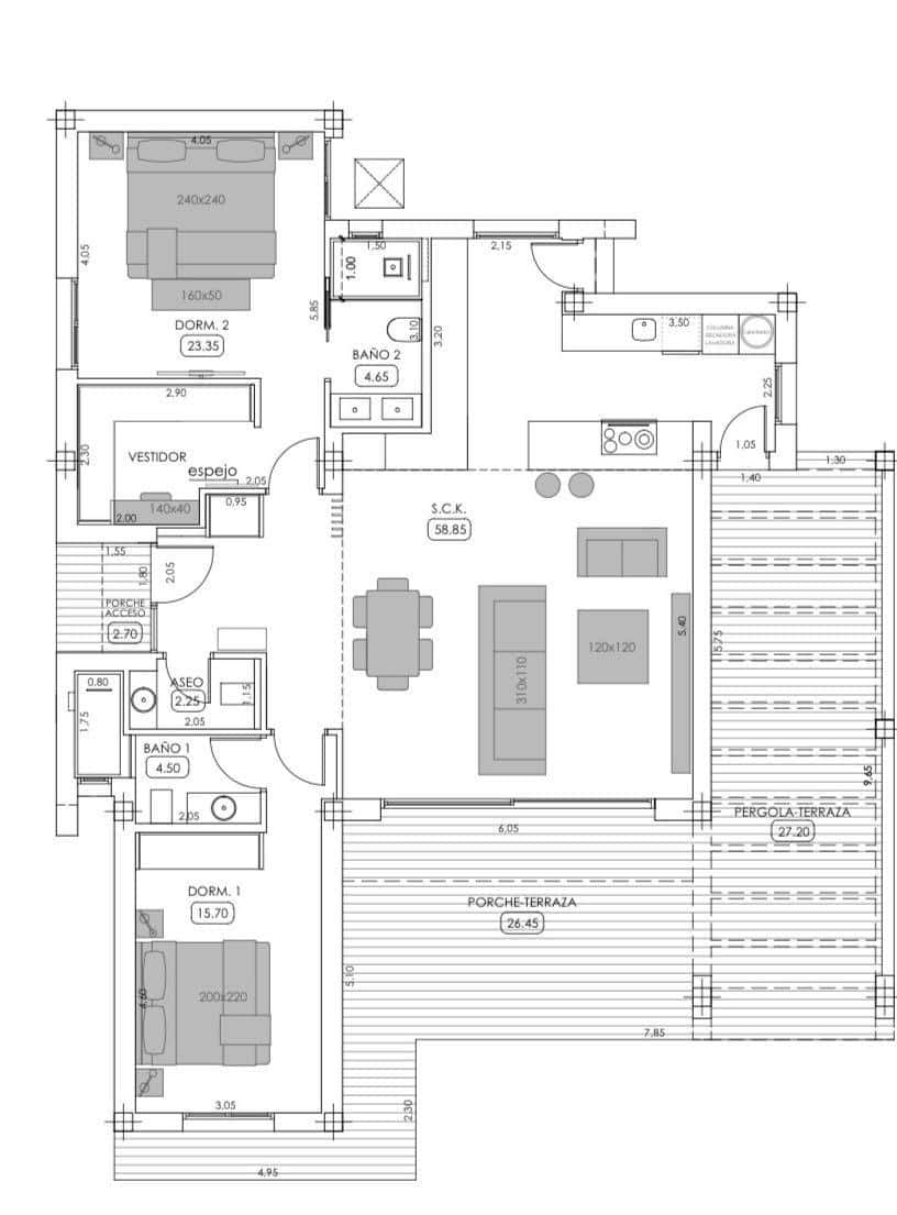 Chalet de 2 habitaciones en Algorfa en venta con piscina - 540.000 € (Ref: 9720133)