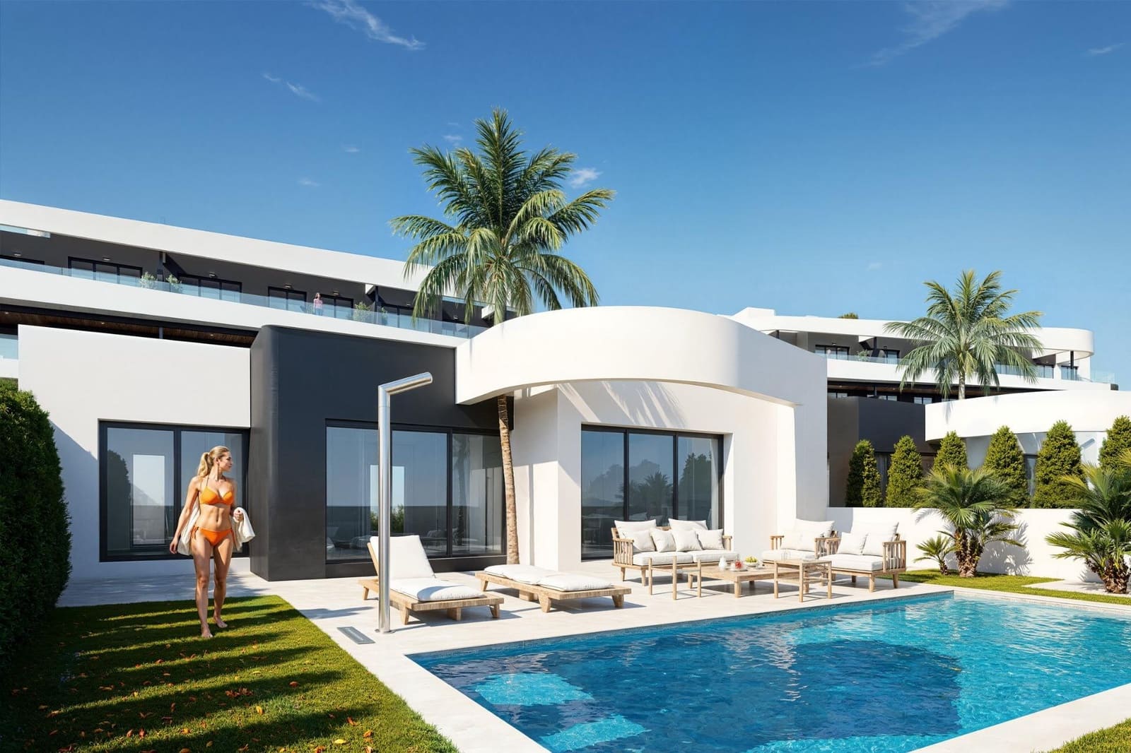 3 sypialnia Willa na sprzedaż w Los Alcazares z basenem - 599 000 € (Ref: 9732379)