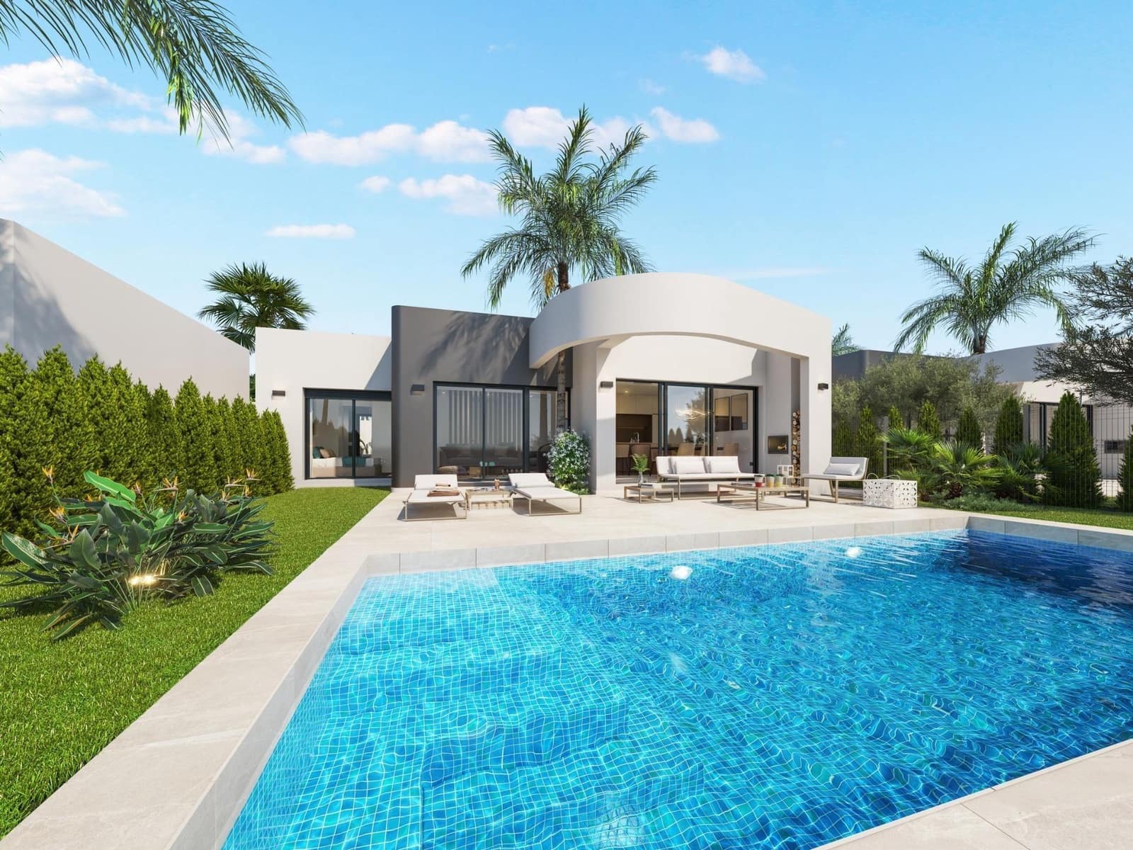 3 sypialnia Willa na sprzedaż w Los Alcazares z basenem - 599 000 € (Ref: 9732379)
