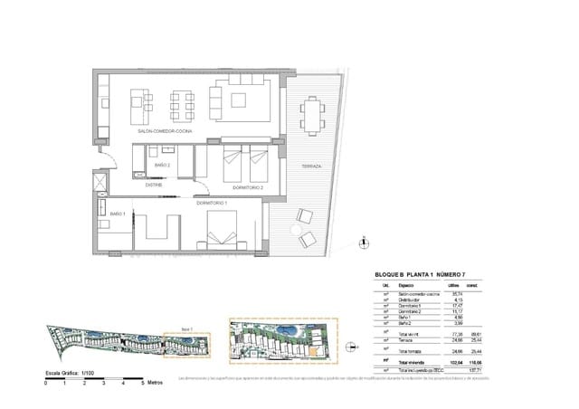 2 bedroom Apartment for sale in La Nucia with pool - € 314,500 (Ref: 9814386)