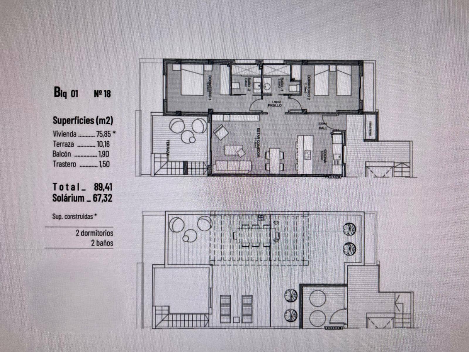 2 quarto Penthouse para venda em El Raso com piscina garagem - 449 000 € (Ref: 9836507)