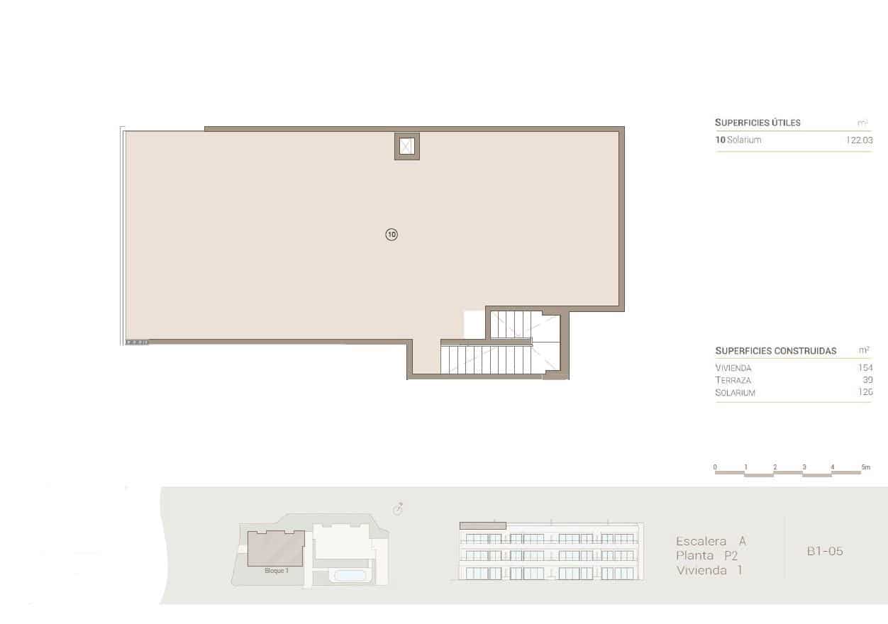 3 sypialnia Penthouse na sprzedaż w Las Colinas Golf z garażem - 895 000 € (Ref: 9851911)