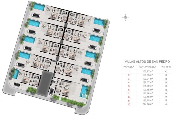 3 chambre Villa/Maison à vendre à San Pedro del Pinatar avec piscine garage - 329 000 € (Ref: 7341310)