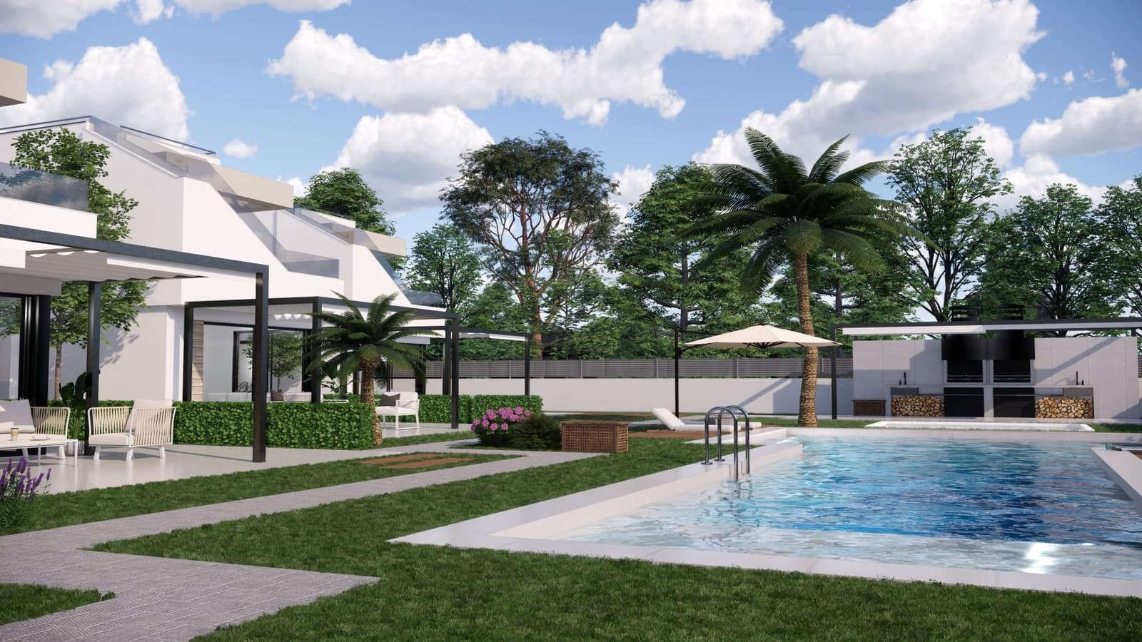 3 Zimmer Villa zu verkaufen in Pilar de la Horadada mit Pool Garage - 399.000 € (Ref: 8183605)