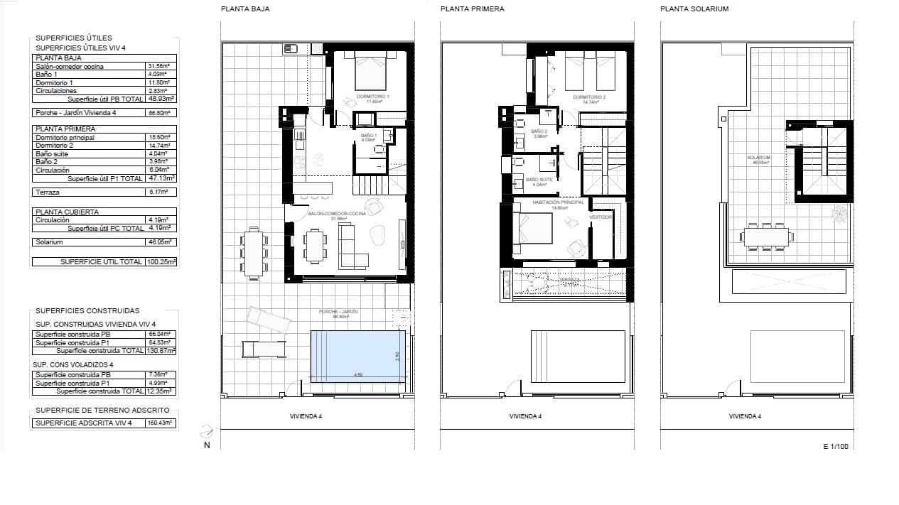 3 bedroom Villa for sale in San Pedro del Pinatar with pool garage - € 395,000 (Ref: 8419283)