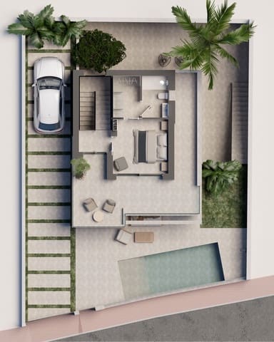 Chalet de 2 habitaciones en Pilar de la Horadada en venta con piscina - 490.000 € (Ref: 9219727)