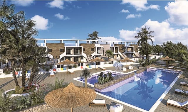 2 quarto Bungalow para venda em Mil Palmeras, Pilar de la Horadada com piscina garagem - 339 000 € (Ref: 9543107)