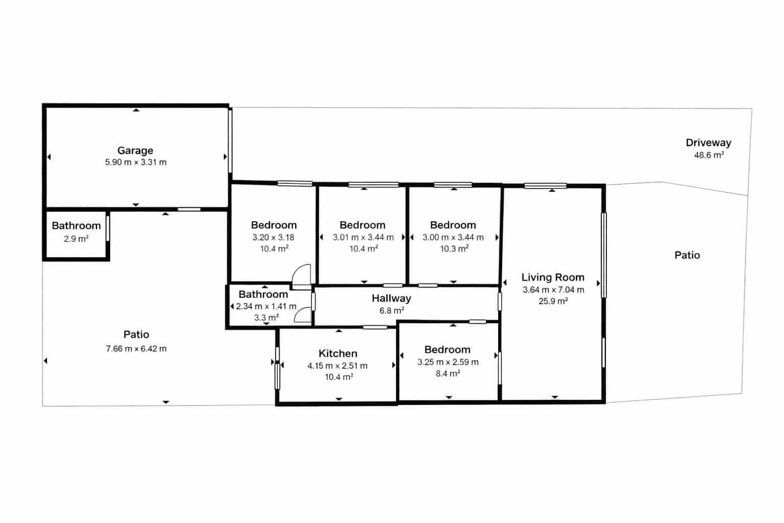 4 bedroom Bungalow for sale in Torre de la Horadada with garage - € 239,000 (Ref: 9647792)