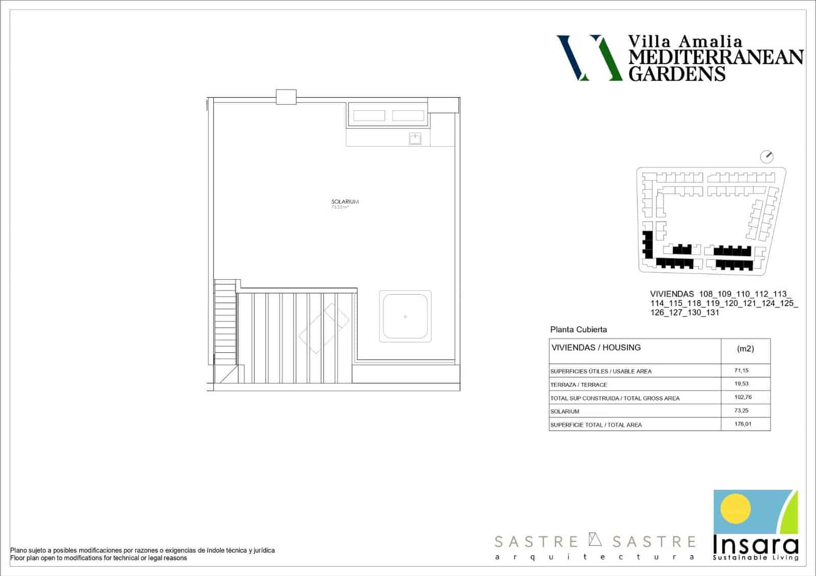 2 soverom Penthouse til salgs i La Veleta med svømmebasseng garasje - € 380 000 (Ref: 8450104)