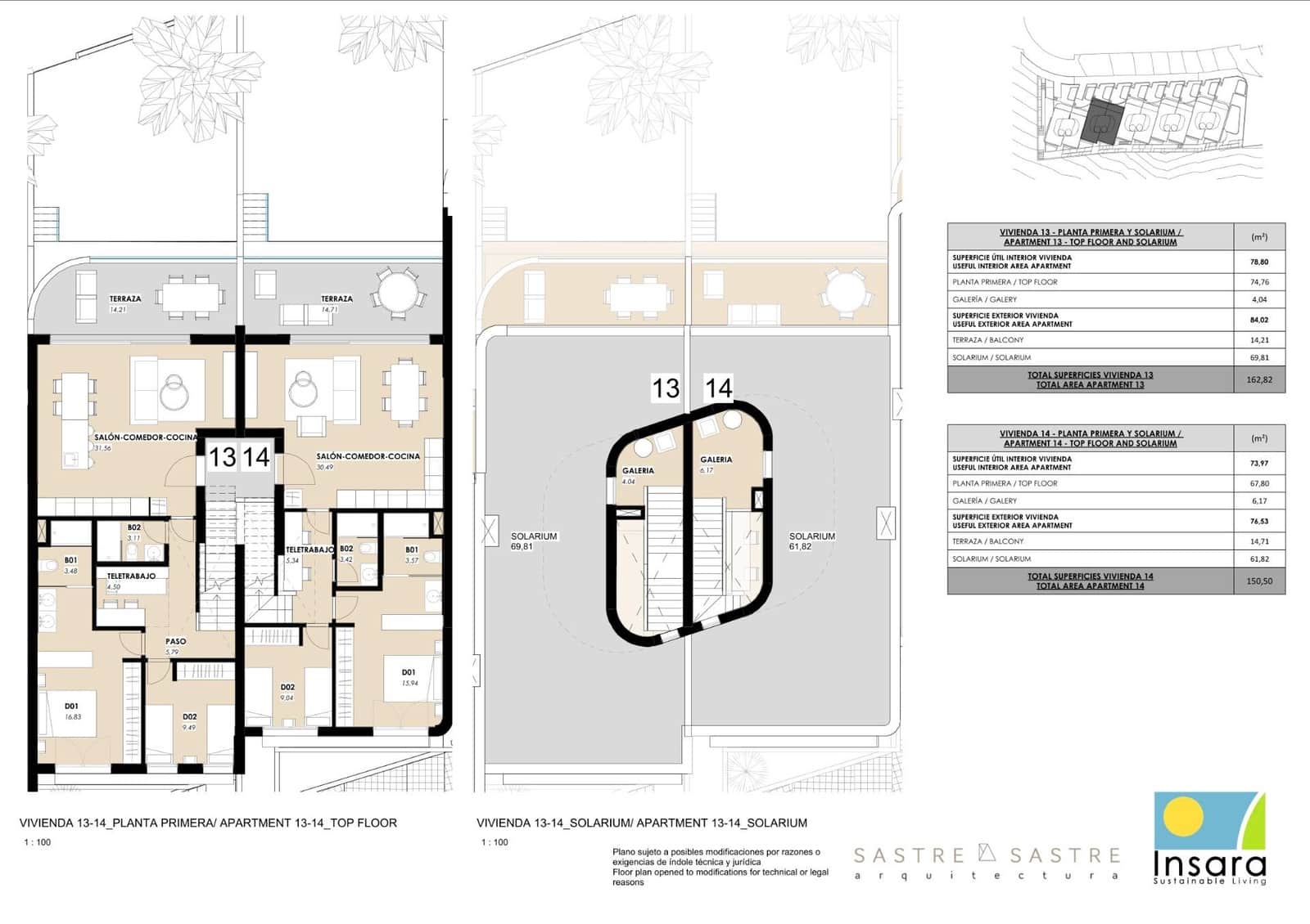 2 soverom Penthouse til salgs i La Mata med svømmebasseng garasje - € 640 000 (Ref: 8789495)