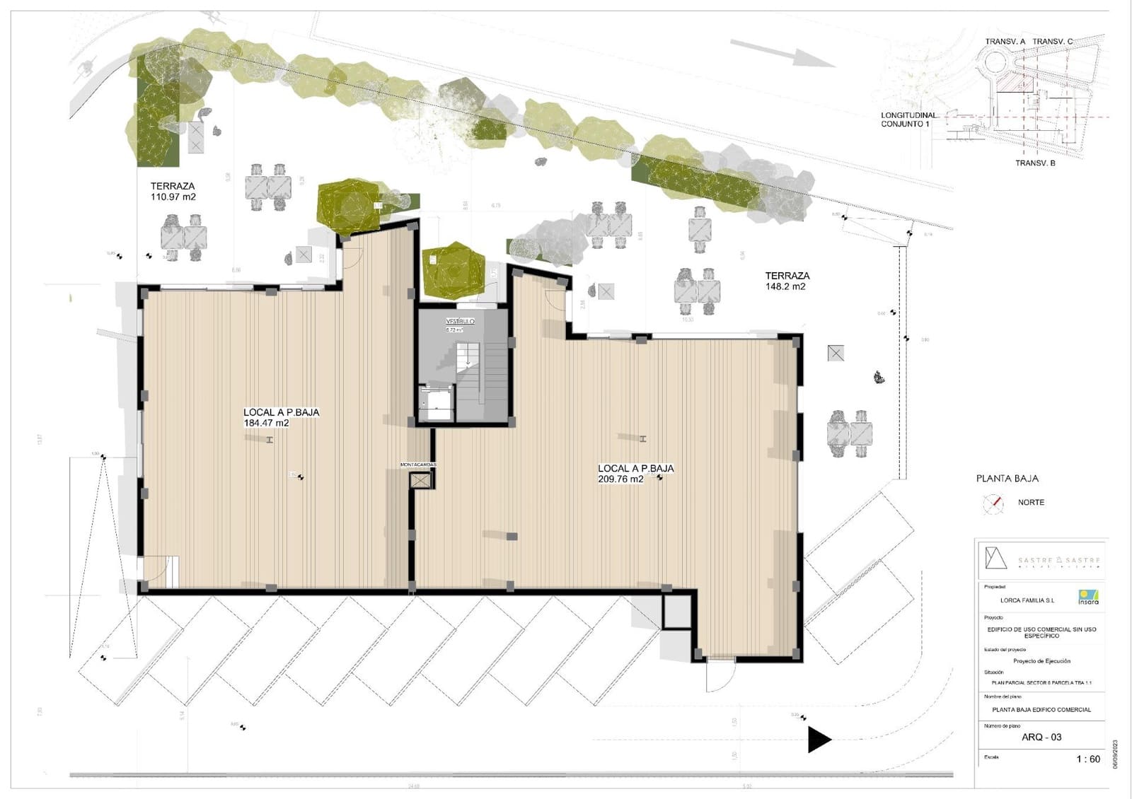 Commerciale da affittare in La Veleta con garage - 5.625 € (Rif: 8888517)