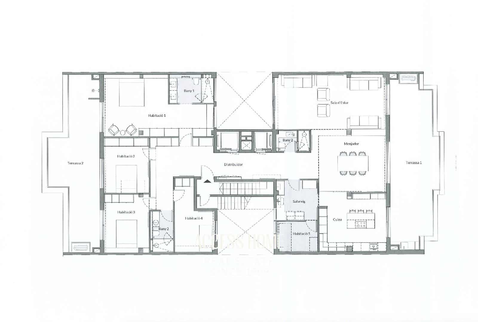 5 sypialnia Penthouse na sprzedaż w Miasto Barcelona z garażem - 2 412 000 € (Ref: 9148030)