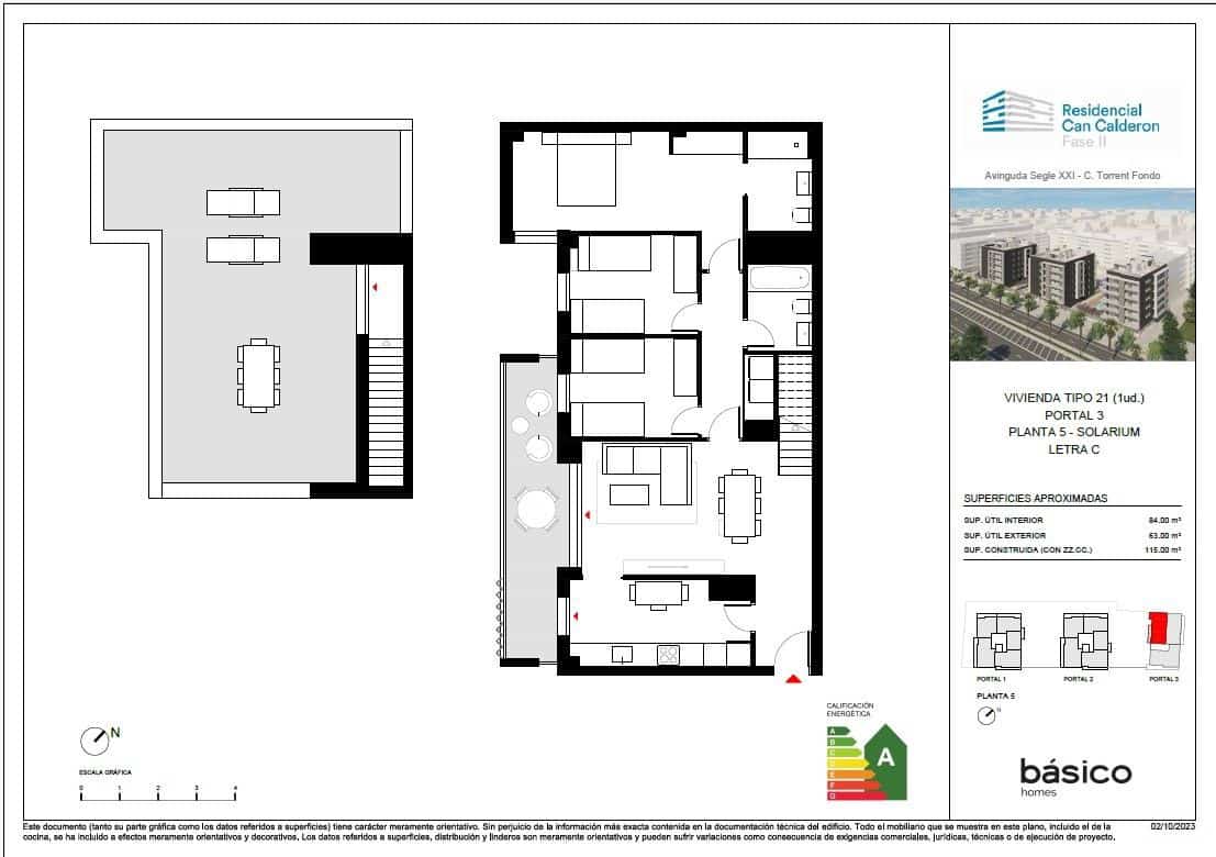 3 soveværelse Penthouse til salg i Viladecans med swimmingpool garage - € 565.000 (Ref: 8998344)