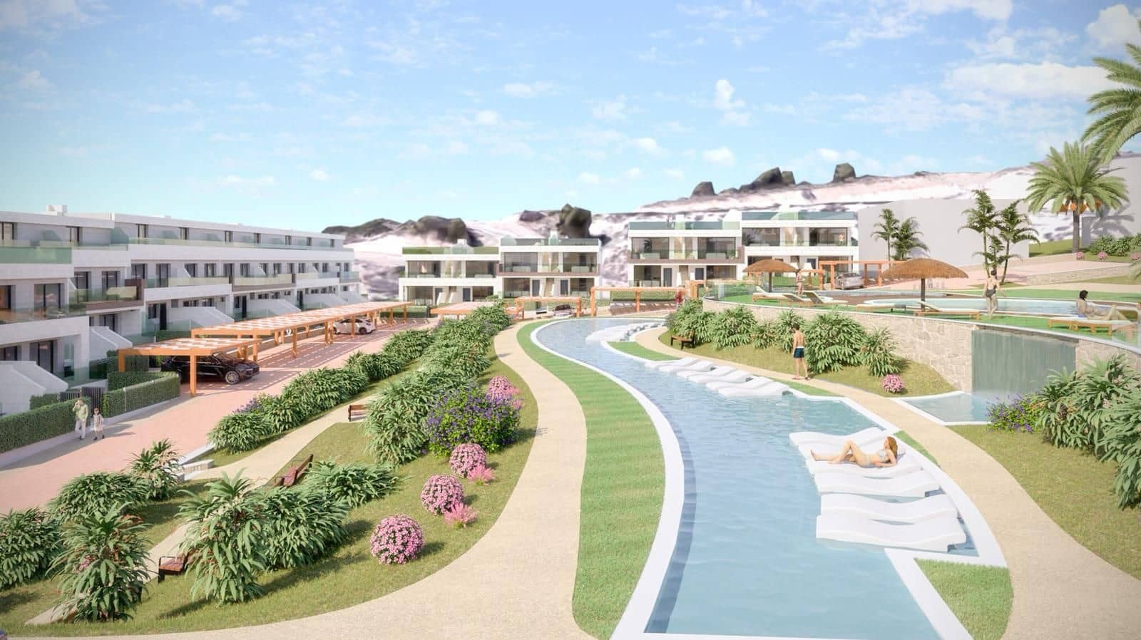 3 sovrum Lägenhet att hyra i Finestrat med pool - 1 200 € (Ref: 5353945)