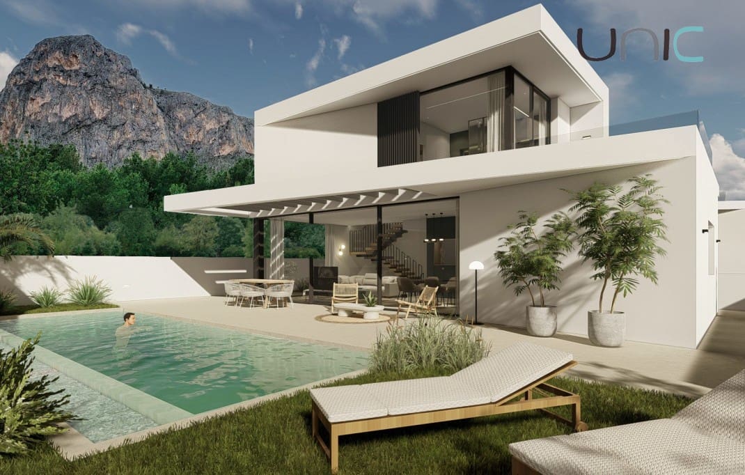 3 bedroom Villa for sale in Polop with pool - € 715,000 (Ref: 8918505)