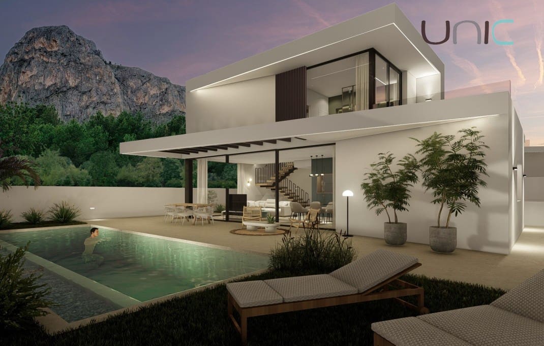 3 bedroom Villa for sale in Polop with pool - € 715,000 (Ref: 8918505)