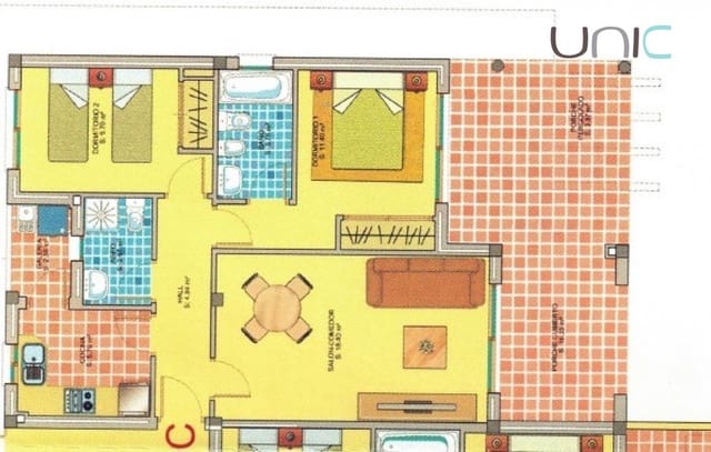 Apartamento de 2 habitaciones en Albir, Alfaz del Pi / L'Alfàs del Pi en venta con piscina garaje - 499.000 € (Ref: 9399869)
