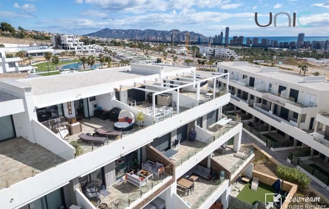 3 makuuhuone Huoneisto myytävänä paikassa Finestrat mukana uima-altaan 
autotalli - 420 000 € (Ref: 9584443)