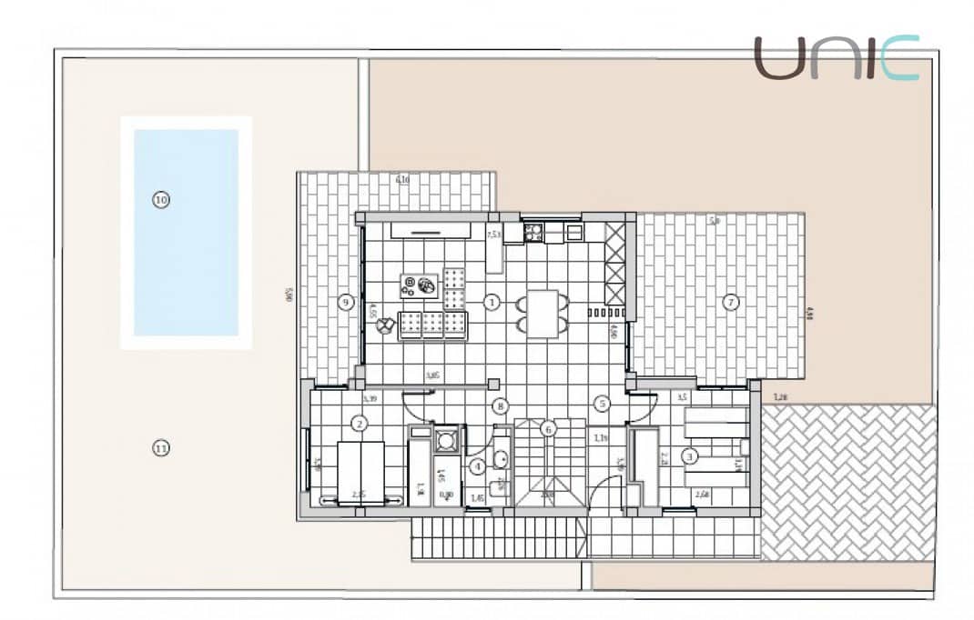 3 quarto Moradia para venda em Finestrat com piscina - 799 900 € (Ref: 9723888)