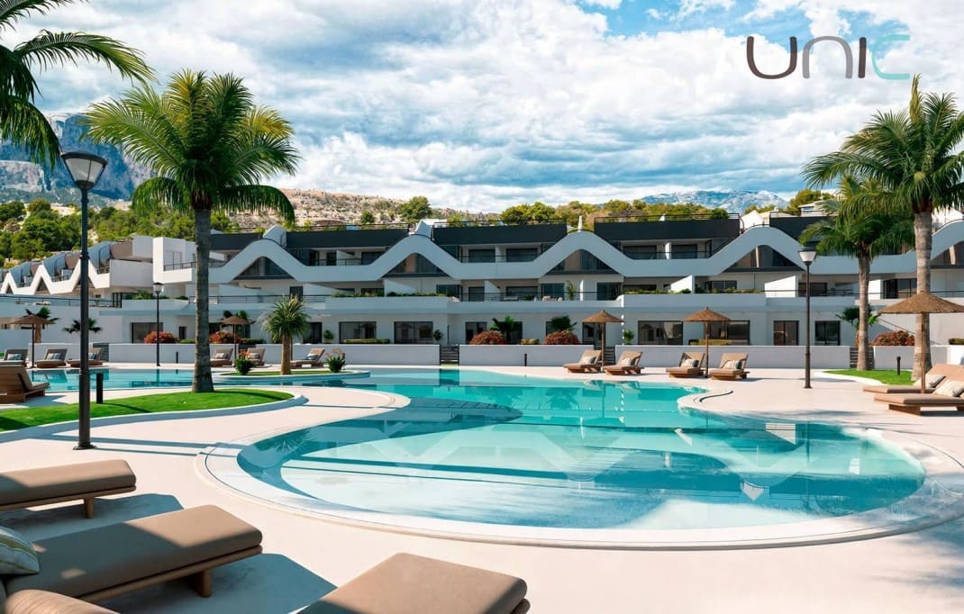2 bedroom Apartment for sale in Alfaz del Pi / L'Alfas del Pi with pool - € 274,000 (Ref: 9850412)