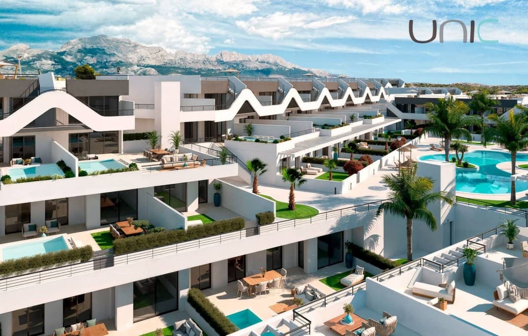2 bedroom Apartment for sale in Alfaz del Pi / L'Alfas del Pi with pool - € 274,000 (Ref: 9850412)