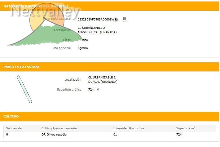 Undeveloped Land for sale in Durcal - € 38,200 (Ref: 9824642)