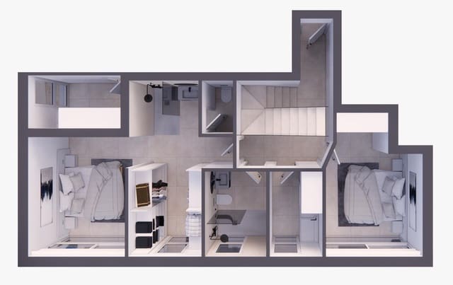 3 soverom Penthouse til salgs i Ses Salines med garasje - € 849 000 (Ref: 9338486)