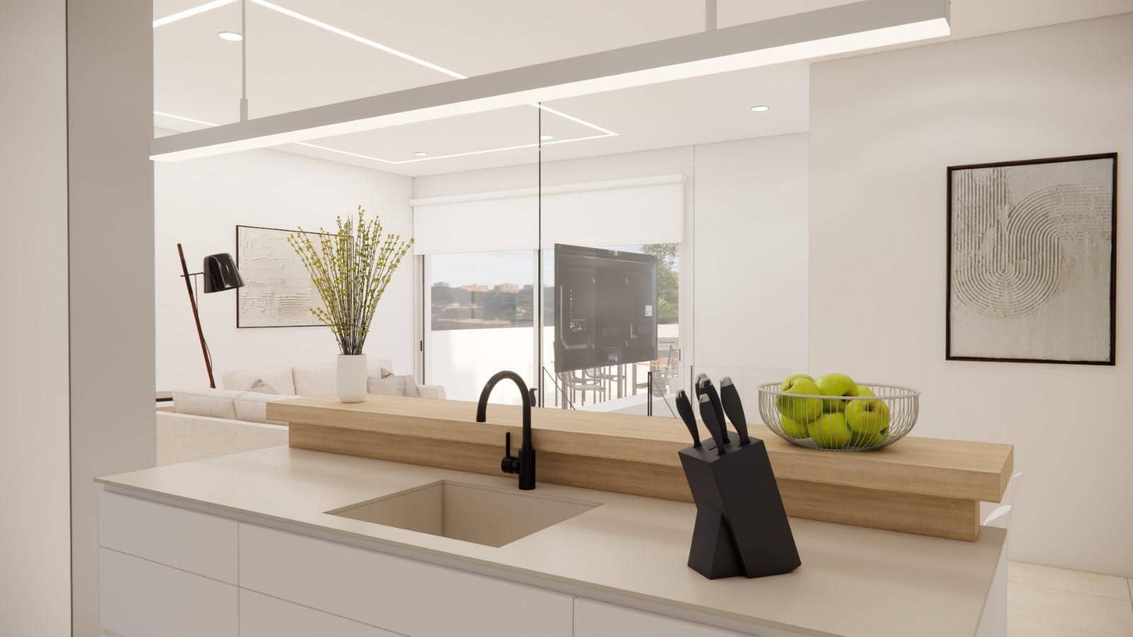 3 soveværelse Penthouse til salg i Ses Salines med garage - € 849.000 (Ref: 9338486)