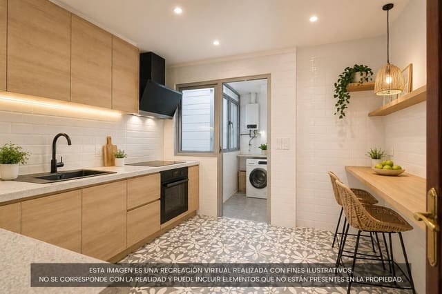 3 soveværelse Lejlighed til salg i Palma de Mallorca - € 335.000 (Ref: 9712193)