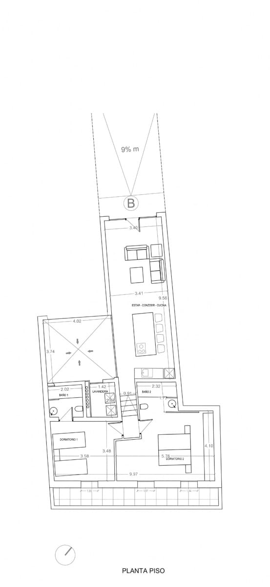 Ático de 2 habitaciones en Selva en alquiler con garaje - 2.500 € (Ref: 9826634)