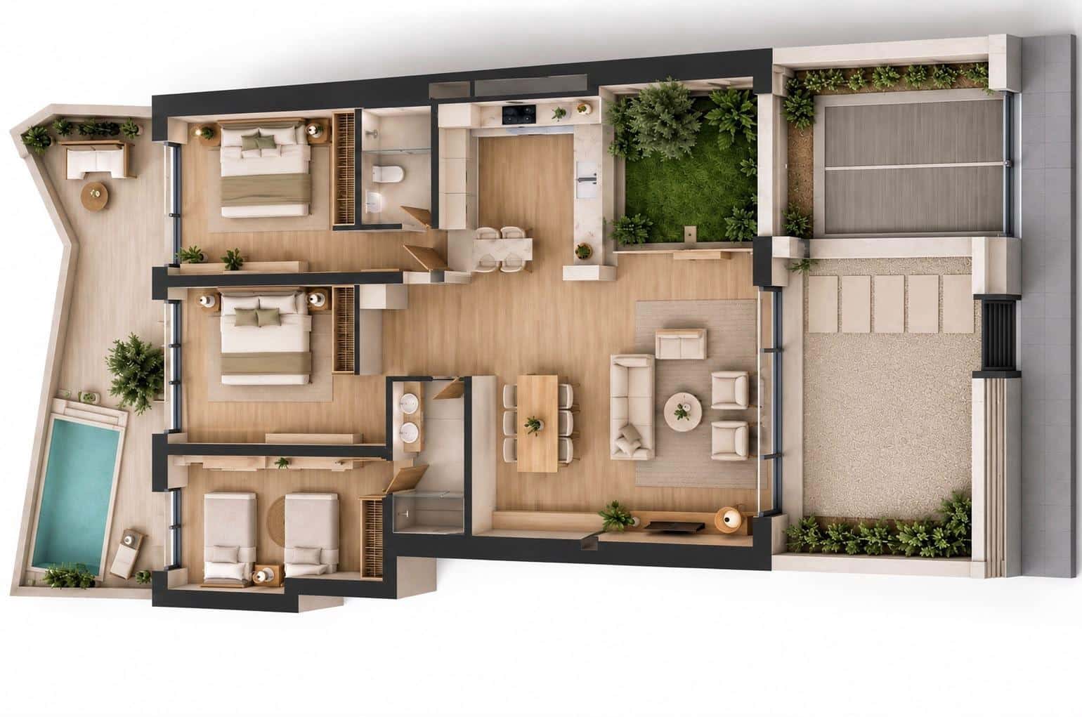 3 sypialnia Apartament na sprzedaż w San Agustin / Sant Agusti - 449 000 € (Ref: 10161638)
