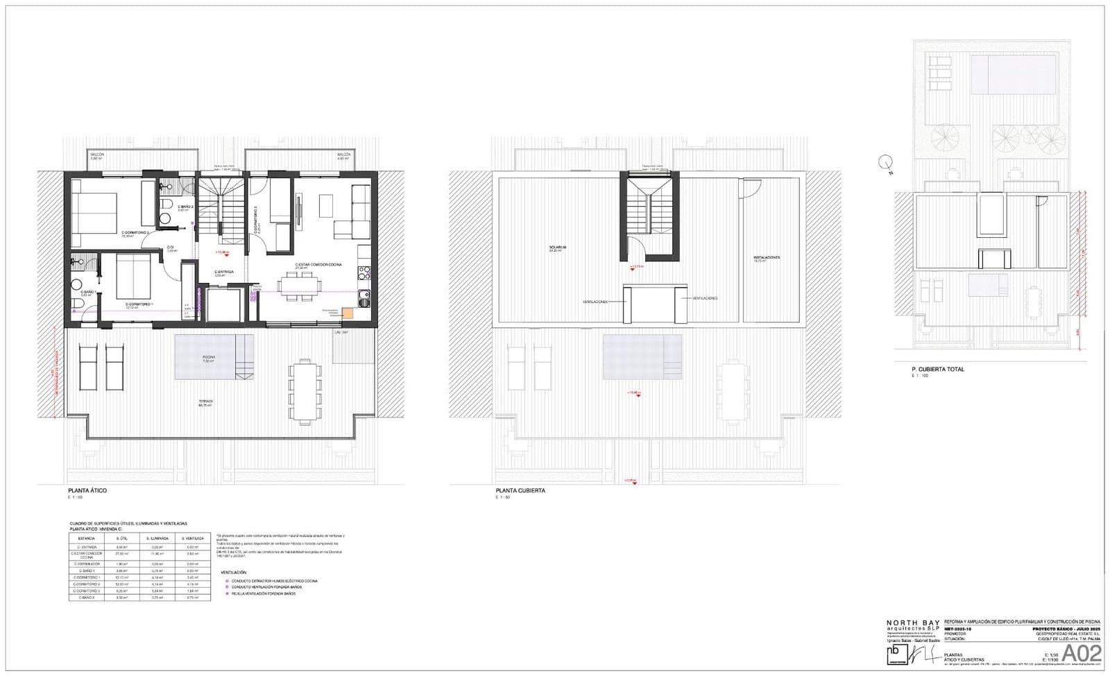 3 sovrum Takvåning till salu i Palma de Mallorca med pool - 1 990 000 € (Ref: 9474788)