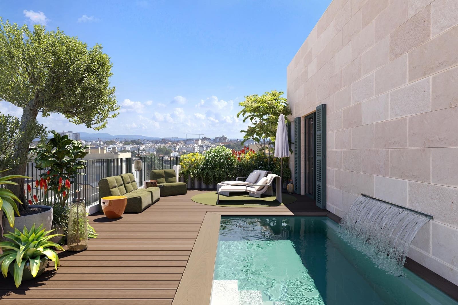 3 sovrum Takvåning till salu i Palma de Mallorca med pool - 1 990 000 € (Ref: 9474788)