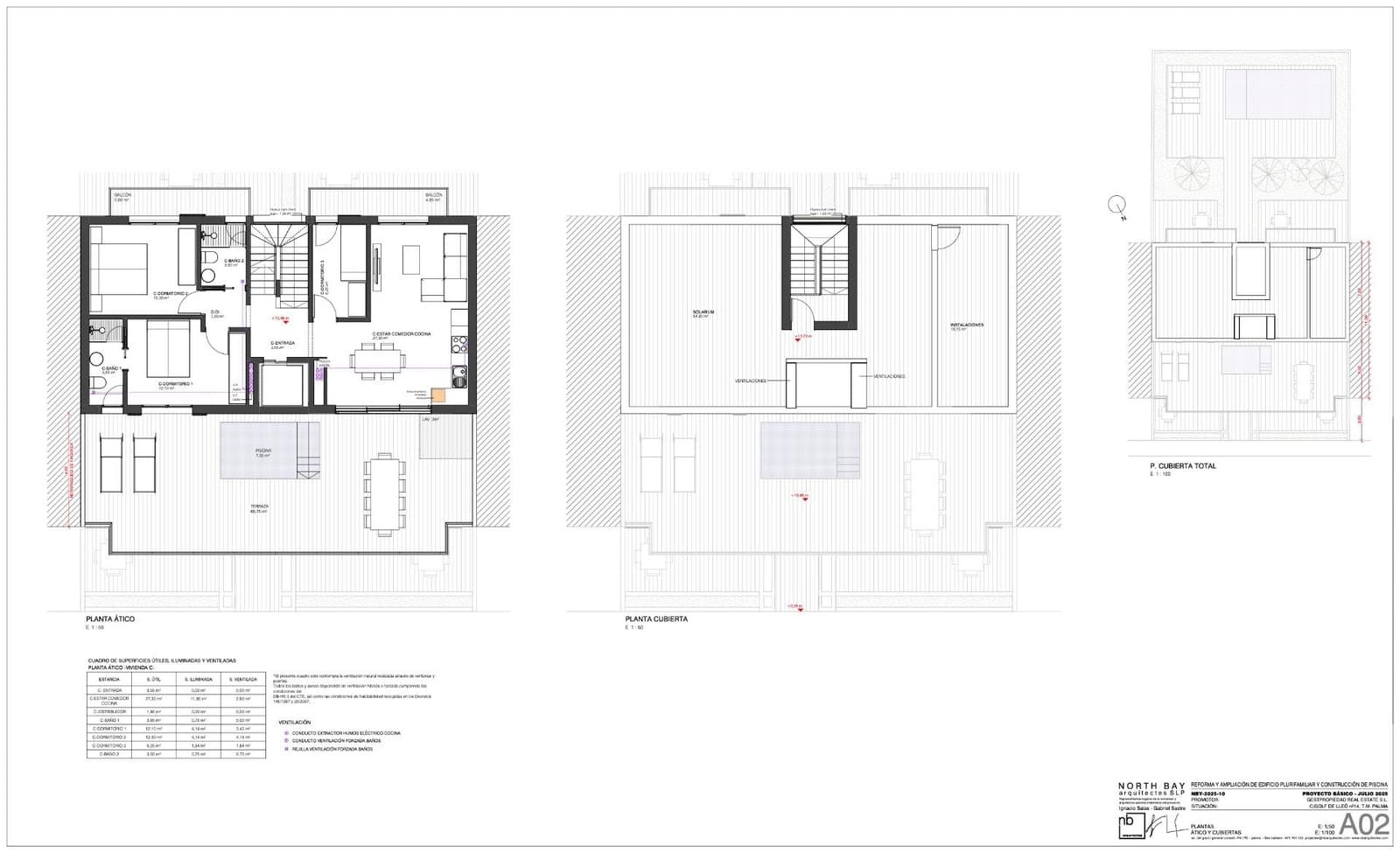 3 quarto Penthouse para venda em Palma de Mallorca com piscina - 1 990 000 € (Ref: 9474788)