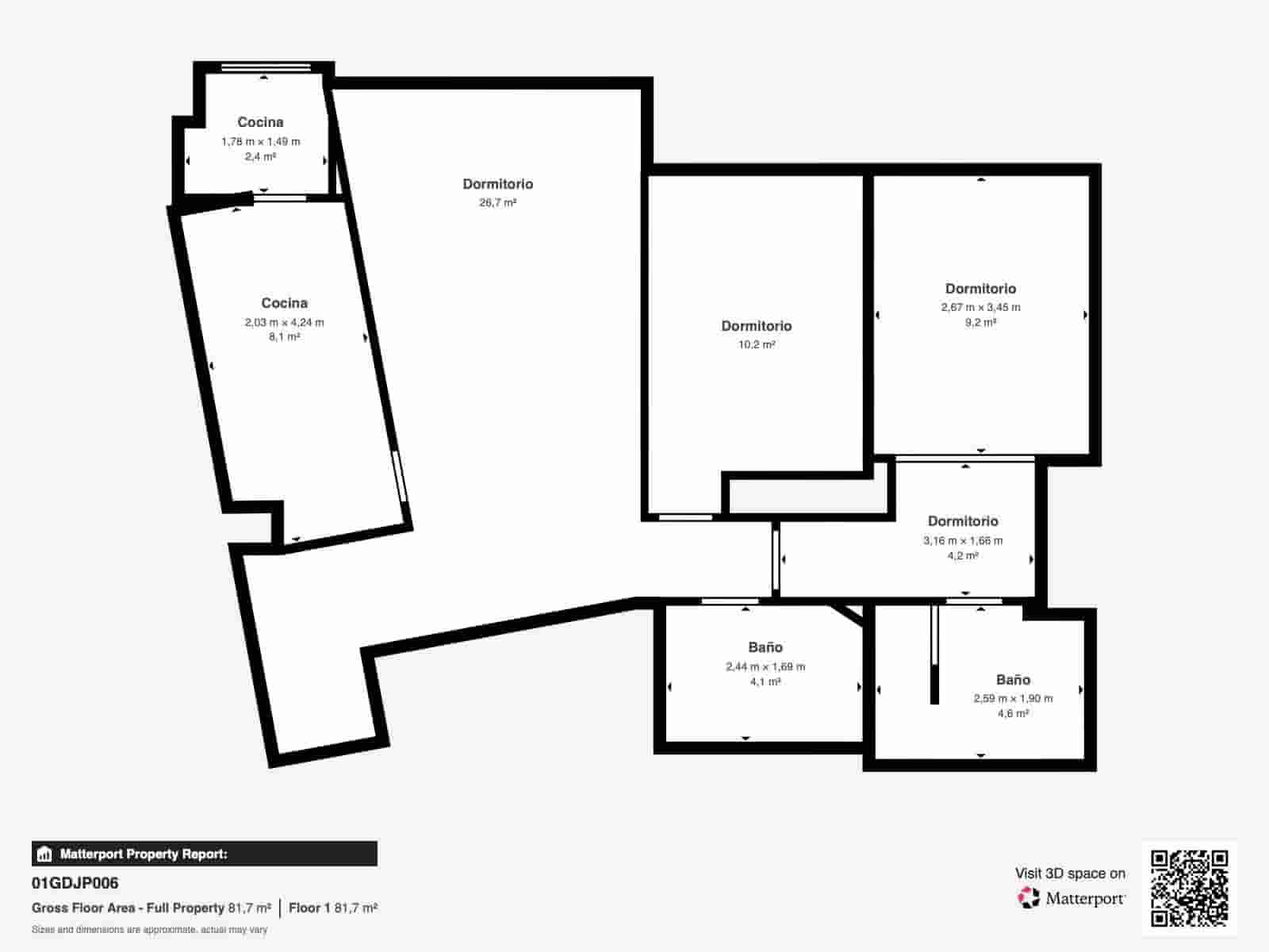 2 makuuhuone Asunto myytävänä paikassa Manacor mukana uima-altaan - 299 000 € (Ref: 9571369)