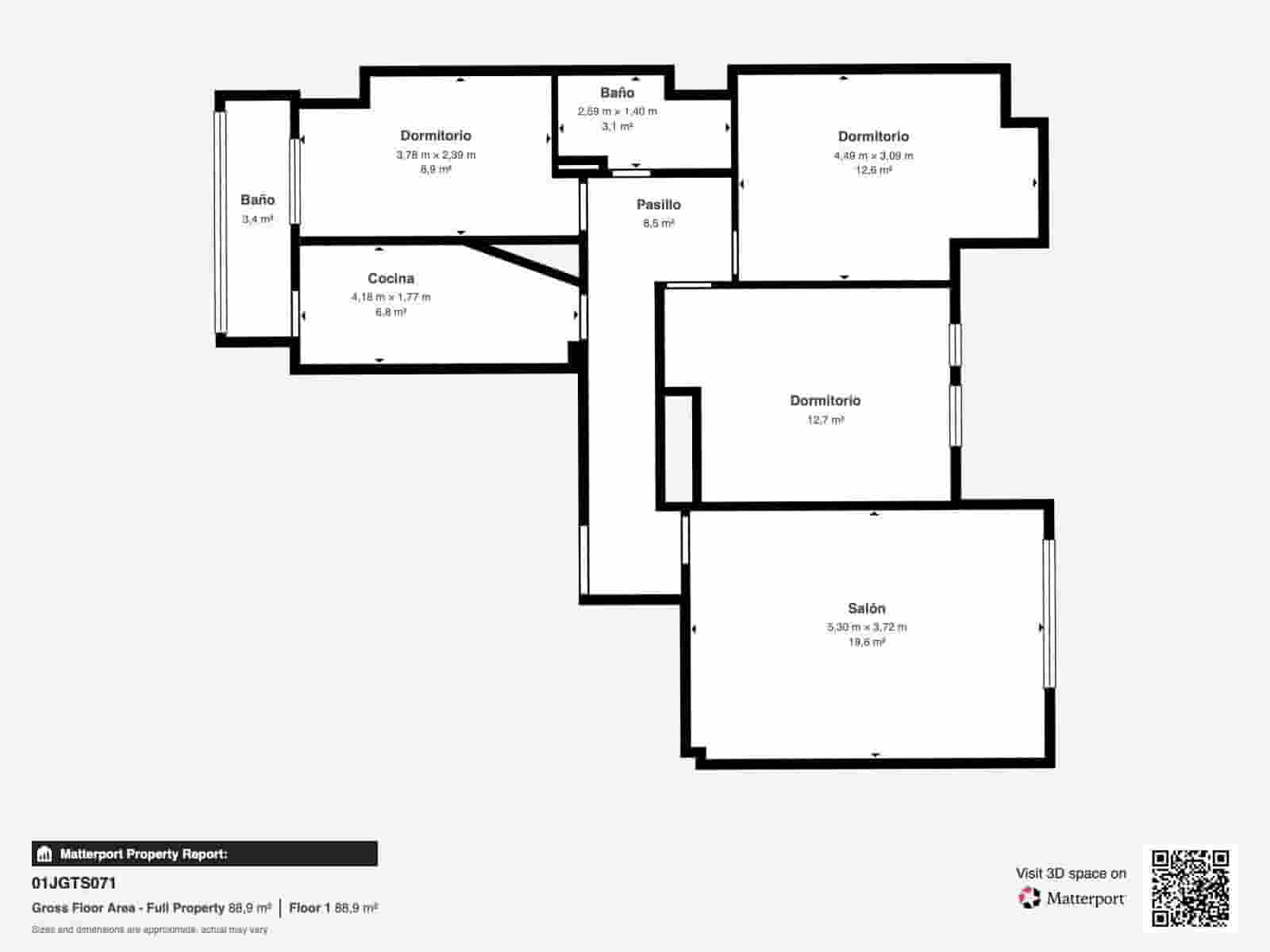 3 quarto Apartamento para venda em Palma de Mallorca - 339 900 € (Ref: 9855619)