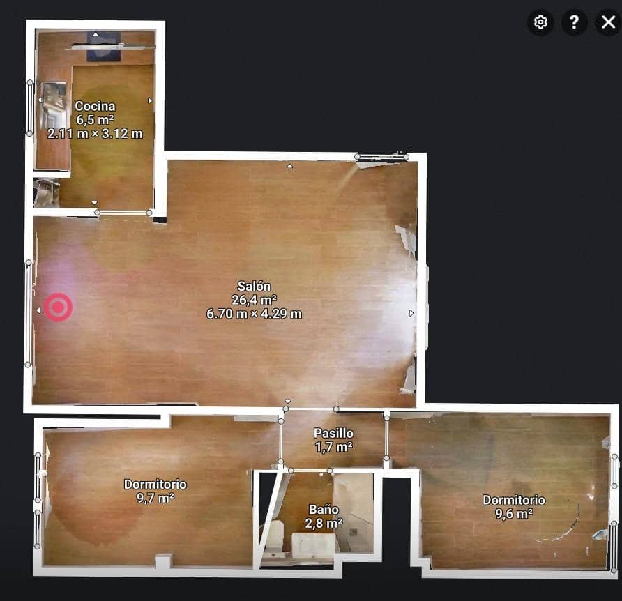 2 camera da letto Attico in vendita in Palma de Mallorca - 399.000 € (Rif: 9916001)