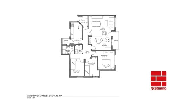 Piso de 4 habitaciones en Cartagena en venta - 184.000 € (Ref: 9890718)