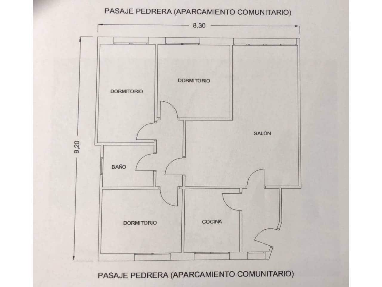 3 chambre Appartement à vendre à Palma de Mallorca avec garage - 365 000 € (Ref: 8120505)