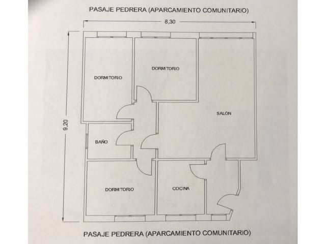 3 sypialnia Mieszkanie na sprzedaż w El Terreno, Palma de Mallorca z garażem - 365 000 € (Ref: 8120505)