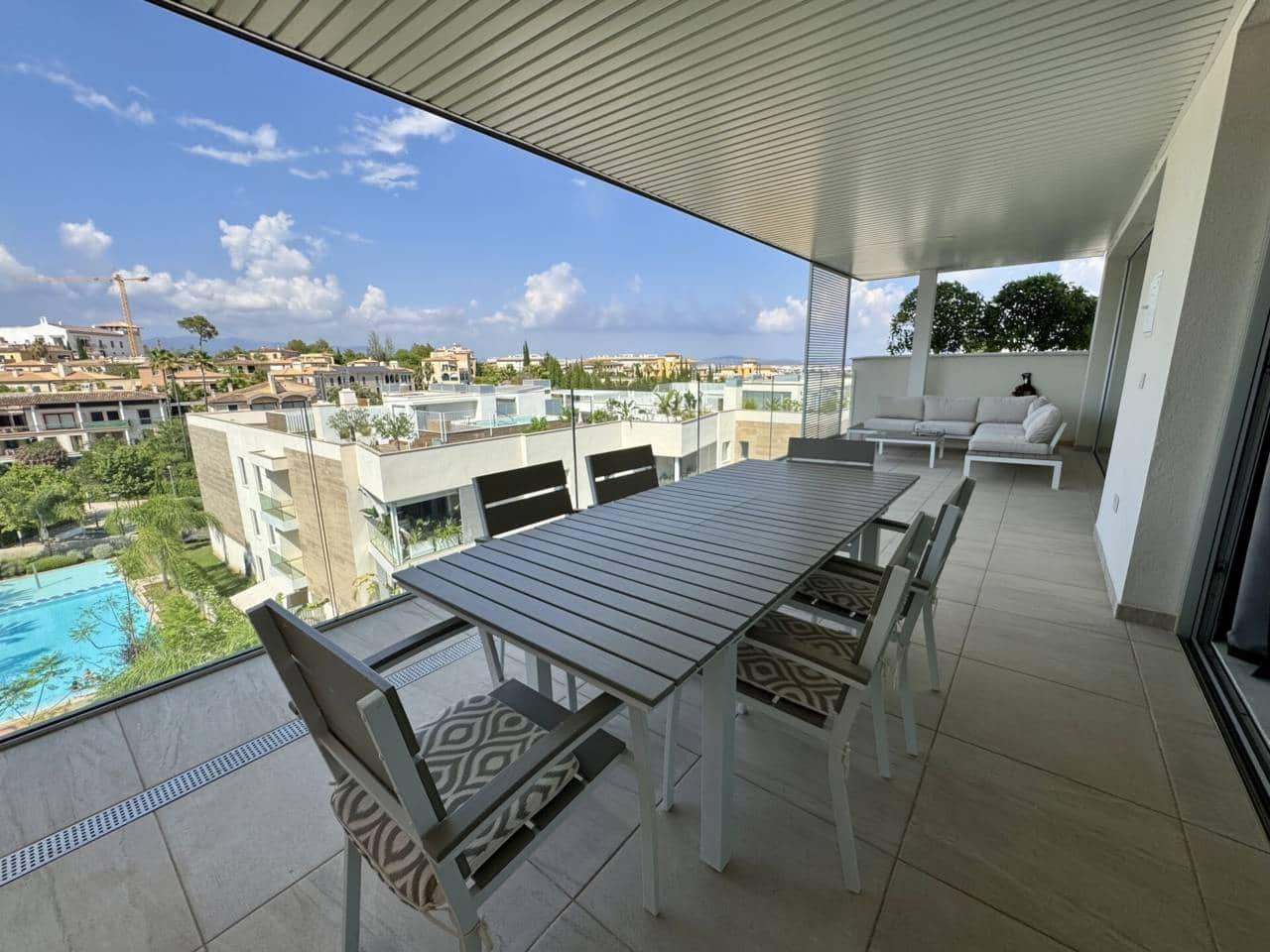 4 makuuhuone Kattohuoneisto vuokrattavana paikassa Palma de Mallorca mukana uima-altaan 
autotalli - 6 500 € (Ref: 9104499)