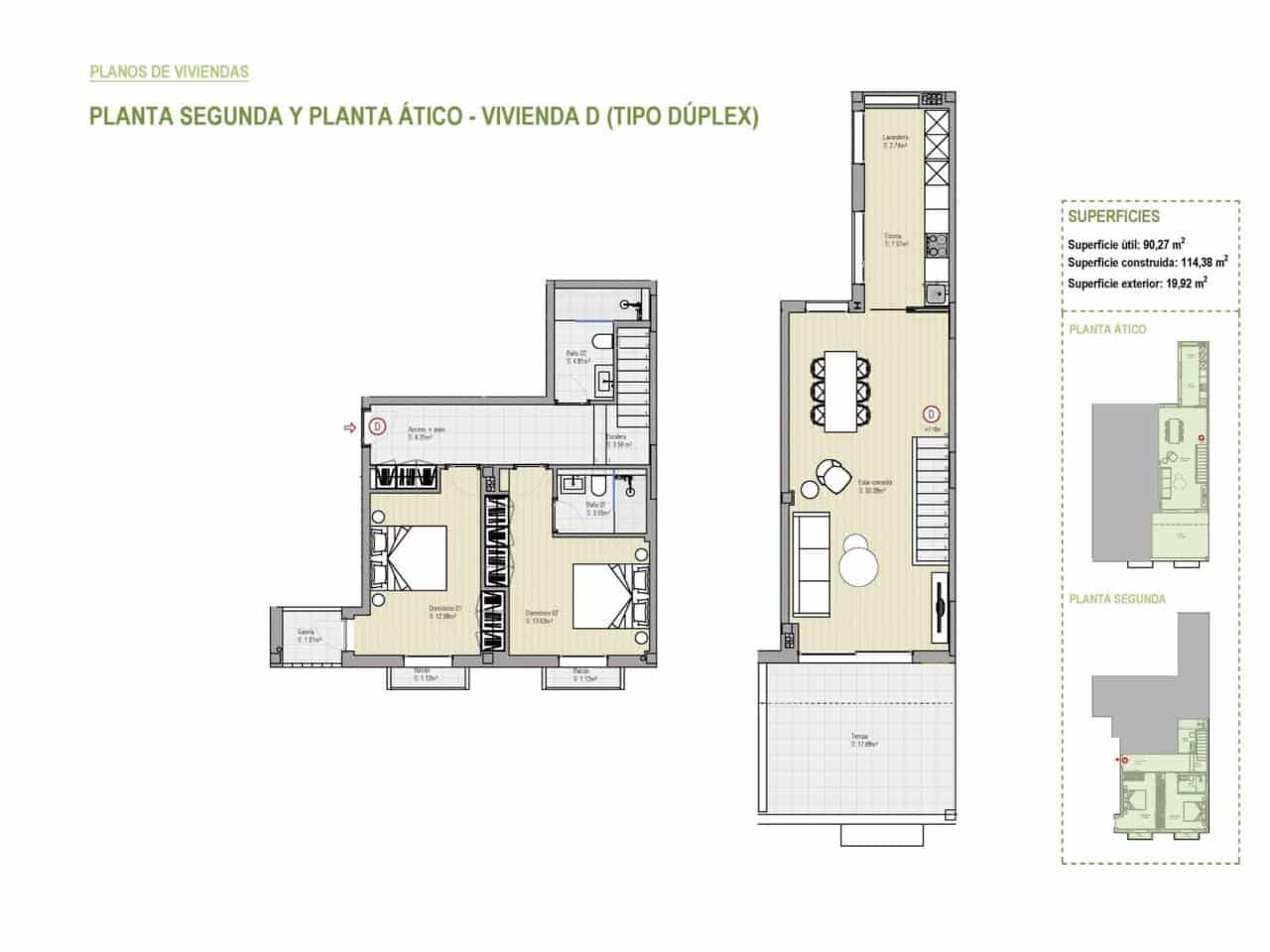 2 quarto Penthouse para venda em Palma de Mallorca - 480 000 € (Ref: 9570369)