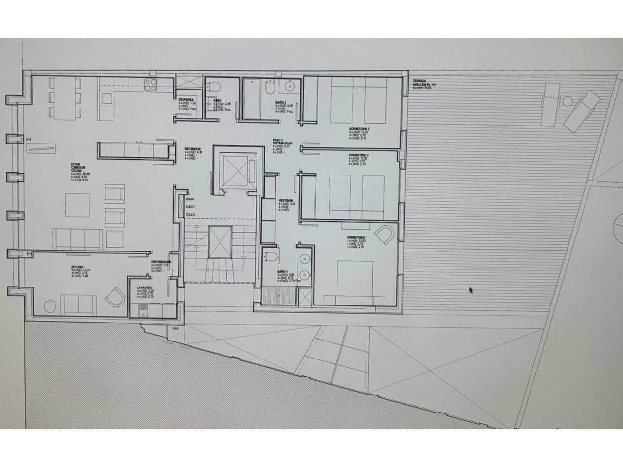 4 Zimmer Wohnung zu vermieten in Palma de Mallorca mit Garage - 2.600 € (Ref: 9575463)