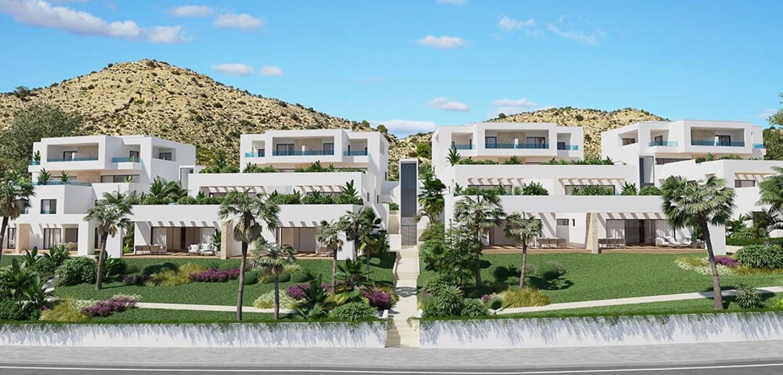 2 soveværelse Lejlighed til salg i Aspe med swimmingpool - € 415.000 (Ref: 7399075)